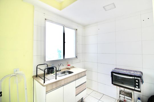 Cozinha de apartamento para alugar com 2 quartos, 40m² em Lageado, Ferraz de Vasconcelos