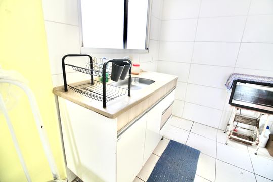 Cozinha de apartamento para alugar com 2 quartos, 40m² em Lageado, Ferraz de Vasconcelos