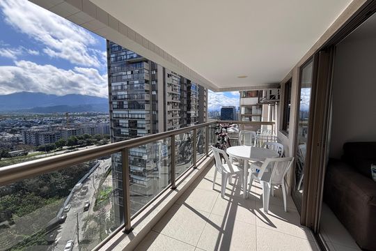 Varanda de apartamento à venda com 3 quartos, 83m² em Recreio dos Bandeirantes, Rio de Janeiro