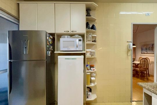 Cozinha de apartamento à venda com 3 quartos, 110m² em Paraíso, São Paulo