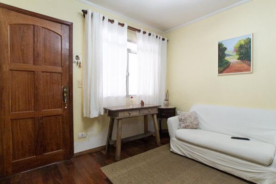 Sala de casa de condomínio para alugar com 2 quartos, 72m² em Vila Isolina Mazzei, São Paulo