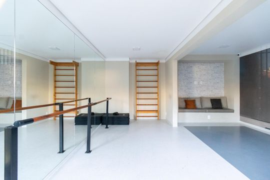 Área comum - Academia de apartamento para alugar com 1 quarto, 28m² em Jardim Itacolomi, São Paulo