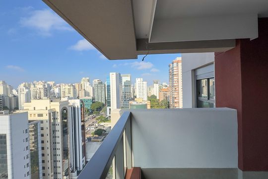 Sacada de apartamento à venda com 2 quartos, 70m² em Campo Belo, São Paulo