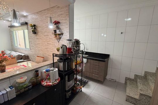 Cozinha de apartamento à venda com 2 quartos, 140m² em Vila América, Santo André