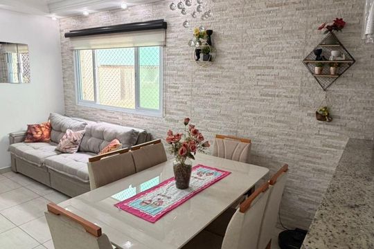 Sala de Jantar de apartamento à venda com 2 quartos, 140m² em Vila América, Santo André