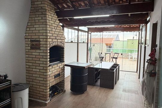 Churrasqueira de apartamento à venda com 2 quartos, 140m² em Vila América, Santo André