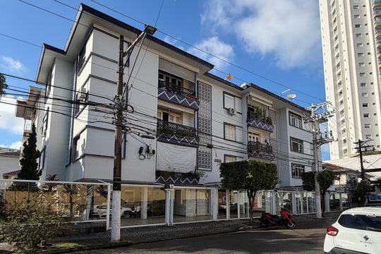 Fachada de apartamento para alugar com 2 quartos, 70m² em Gonzaga, Santos