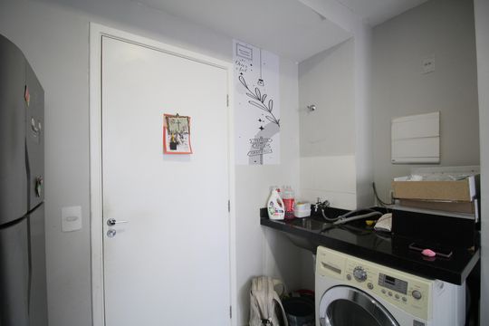 Área de Serviço de kitnet/studio para alugar com 1 quarto, 24m² em Vila Nova das Belezas, São Paulo