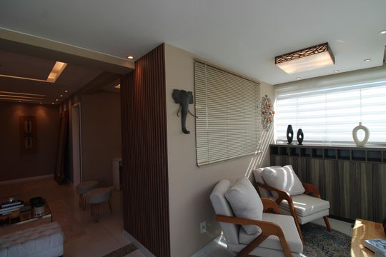 Sala - Varanda de apartamento para alugar com 2 quartos, 90m² em Barra da Tijuca, Rio de Janeiro