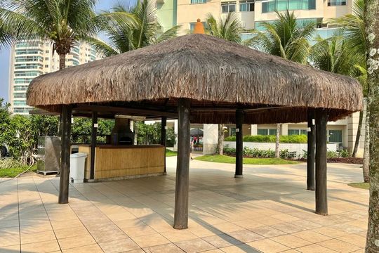 Área comum - Churrasqueira de apartamento para alugar com 2 quartos, 90m² em Barra da Tijuca, Rio de Janeiro