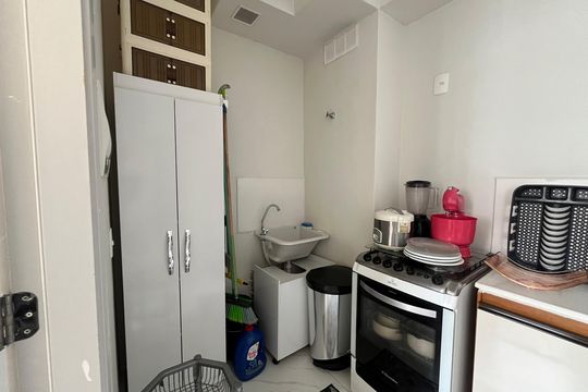 Área de serviço de apartamento para alugar com 2 quartos, 33m² em Jardim Pereira Leite, São Paulo