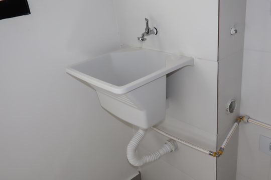 Sala, cozinha e área de serviço de apartamento à venda com 1 quarto, 28m² em Vila Formosa, São Paulo