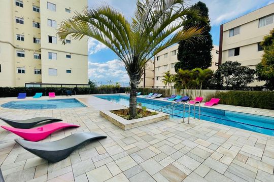 Área comum - Piscina de apartamento para alugar com 3 quartos, 76m² em Picanço, Guarulhos