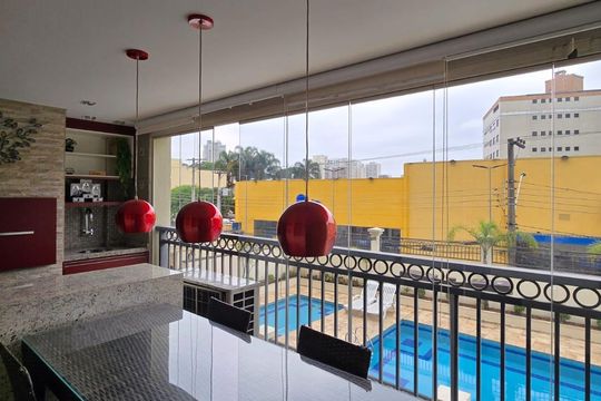 Varanda Gourmet de apartamento à venda com 3 quartos, 134m² em Chácara São Luís, Guarulhos