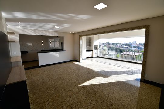 Sala de apartamento à venda com 3 quartos, 184m² em Jardim Chapadão, Campinas