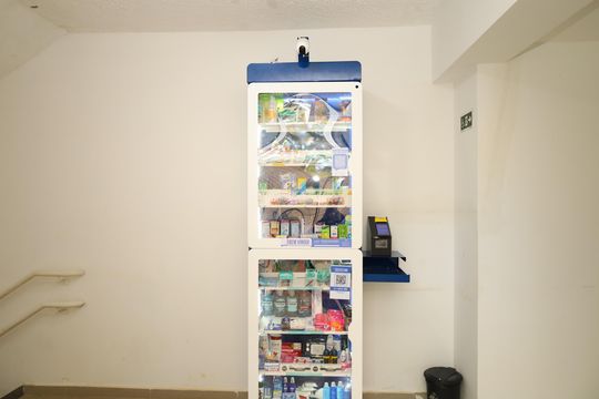 Área comum - Saguão do prédio - Farmácia de apartamento para alugar com 2 quartos, 44m² em Jardim Helian, São Paulo