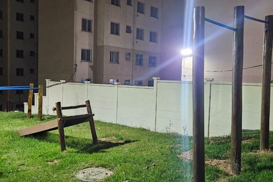 Área comum - Espaço Fitness Externo de apartamento para alugar com 2 quartos, 44m² em Jardim Helian, São Paulo
