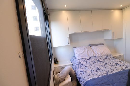 Quarto de apartamento à venda com 1 quarto, 34m² em Jurubatuba, São Paulo