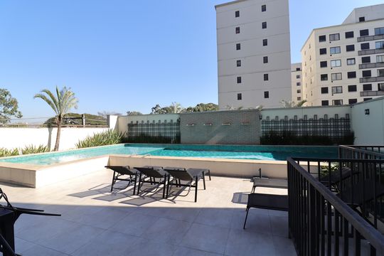 Área comum - Piscina de apartamento à venda com 1 quarto, 34m² em Jurubatuba, São Paulo