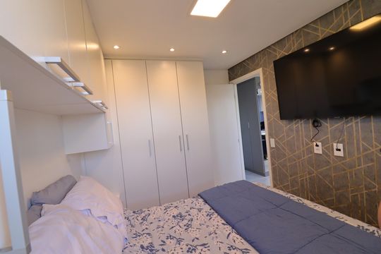 Quarto de apartamento à venda com 1 quarto, 34m² em Jurubatuba, São Paulo