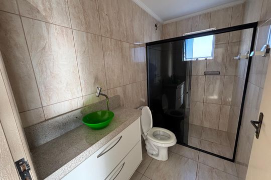 Banheiro de apartamento para alugar com 2 quartos, 70m² em Bairro Colônia, Ribeirão Pires