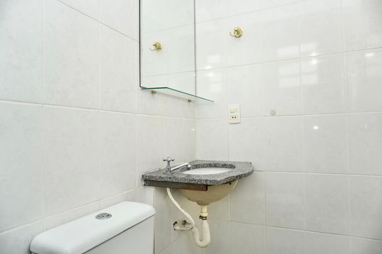 Banheiro da Suíte de apartamento para alugar com 3 quartos, 75m² em Silveira, Belo Horizonte