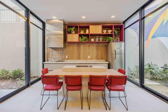 Salão de Festas de apartamento à venda com 1 quarto, 28m² em Vila Madalena, São Paulo