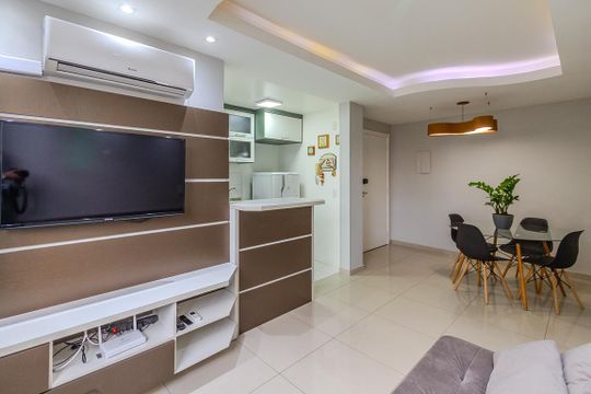 Sala de apartamento para alugar com 3 quartos, 64m² em Cristal, Porto Alegre