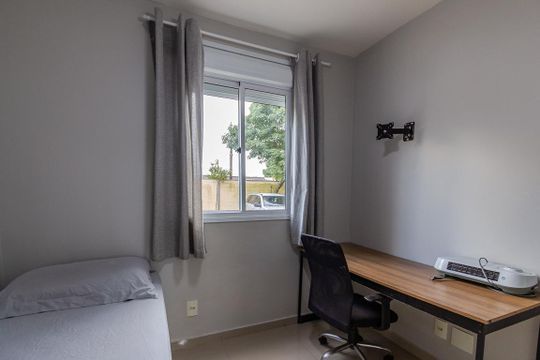 Quarto 1 de apartamento para alugar com 3 quartos, 64m² em Cristal, Porto Alegre