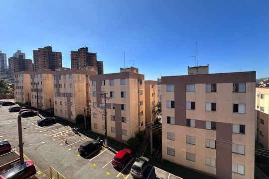 Vista do Quarto 1 de apartamento para alugar com 2 quartos, 45m² em Demarchi, São Bernardo do Campo