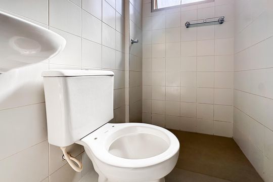 Banheiro Social de apartamento para alugar com 2 quartos, 45m² em Demarchi, São Bernardo do Campo