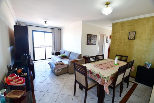 Sala de apartamento à venda com 3 quartos, 82m² em Vila Industrial (campinas), Campinas