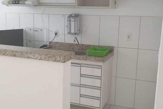 Cozinha de apartamento para alugar com 2 quartos, 49m² em Palmeiras de São José, São José dos Campos