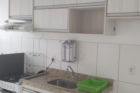 Cozinha de apartamento para alugar com 2 quartos, 49m² em Palmeiras de São José, São José dos Campos