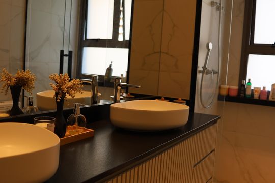 Banheiro da Suíte 3 de apartamento para alugar com 3 quartos, 175m² em Alphaville Conde Ii, Barueri