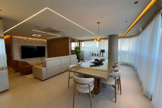 Sala de apartamento para alugar com 3 quartos, 175m² em Alphaville Conde Ii, Barueri
