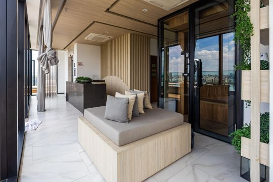 Área comum de apartamento para alugar com 2 quartos, 85m² em Pinheiros, São Paulo