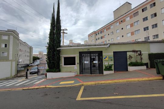 Fachada do Condomínio de apartamento à venda com 2 quartos, 45m² em Loteamento Parque São Martinho, Campinas