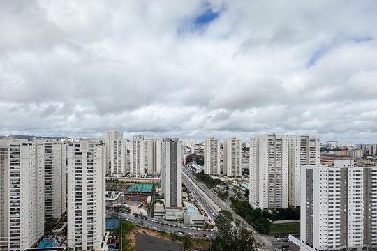Vista - Quarto de apartamento para alugar com 2 quartos, 77m² em Centro, São Bernardo do Campo