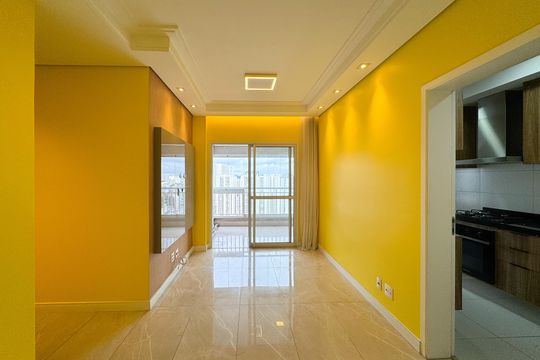 Sala de apartamento para alugar com 2 quartos, 77m² em Centro, São Bernardo do Campo