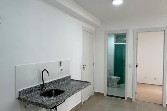 Cozinha de apartamento para alugar com 2 quartos, 37m² em Usina Piratininga, São Paulo