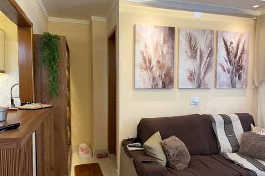 Sala de casa para alugar com 2 quartos, 125m² em Vila Antonieta, São Paulo