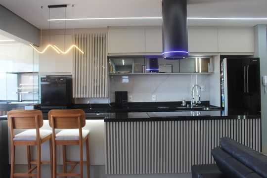 Cozinha de apartamento à venda com 3 quartos, 83m² em Mauá, São Caetano do Sul