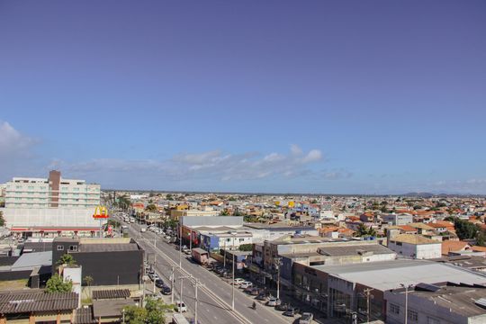 Área comum - Churrasqueira de apartamento para alugar com 1 quarto, 52m² em Centro, Cabo Frio