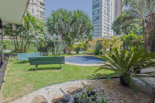 Jardim de apartamento para alugar com 3 quartos, 180m² em Cerqueira César, São Paulo
