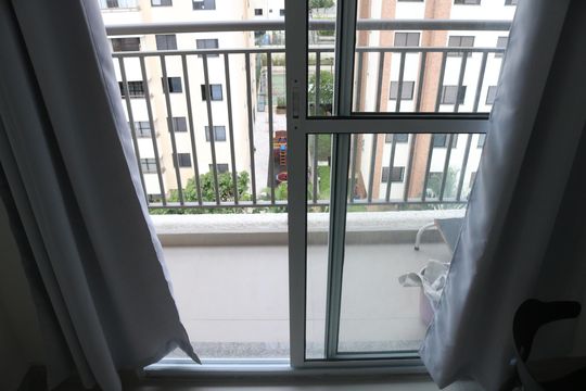 Varanda da Sala de apartamento para alugar com 1 quarto, 28m² em Pompeia, São Paulo