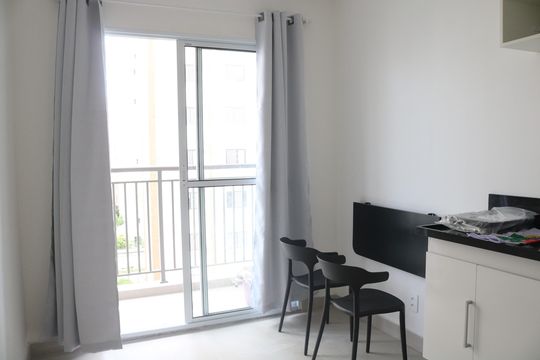 Sala de apartamento para alugar com 1 quarto, 28m² em Pompeia, São Paulo
