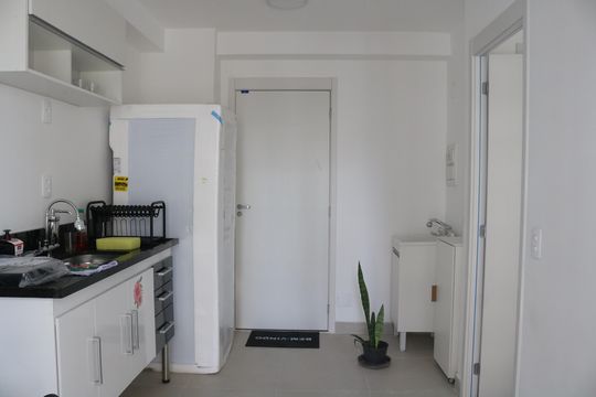 Sala de apartamento para alugar com 1 quarto, 28m² em Pompeia, São Paulo