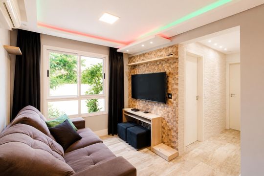Sala de apartamento para alugar com 3 quartos, 70m² em Centro, Gravataí