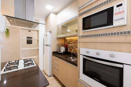 Cozinha de apartamento para alugar com 3 quartos, 70m² em Centro, Gravataí